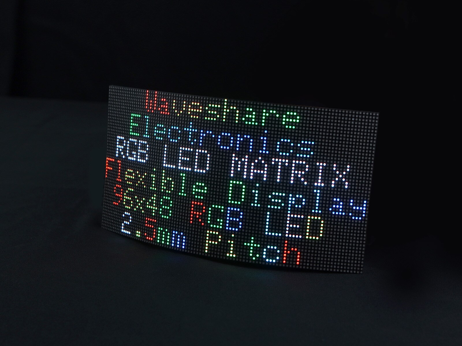  RGB Ǯ ÷ LED Ʈ г,    θ  ִ PCB, 2.5mm ġ, 96x48 ȼ
